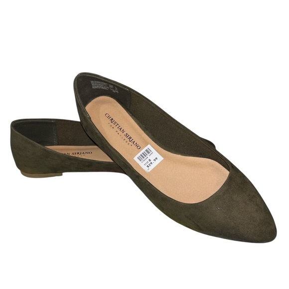 Christian Siriano Shoes - Christian Siriano Green Flats for Effortless Elegance